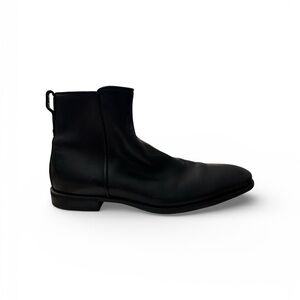 Aquatalia Black Leather Men's Boots size 8 lots of life left !